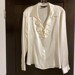 Lafayette 148 silk blouse